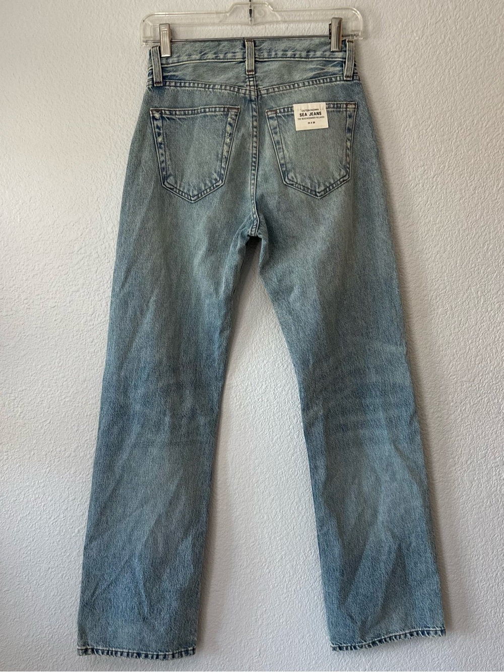 Outerknown Women's The Beachcomber Relaxed SEA Jeans 24x30 Retail $168 NWT - Picture 2 of 11